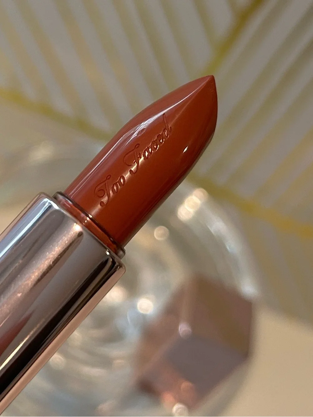 ✨ Too Faced Lady Bold EM-Power Pigment Cream Lipstick | Come Back Queen | NIB